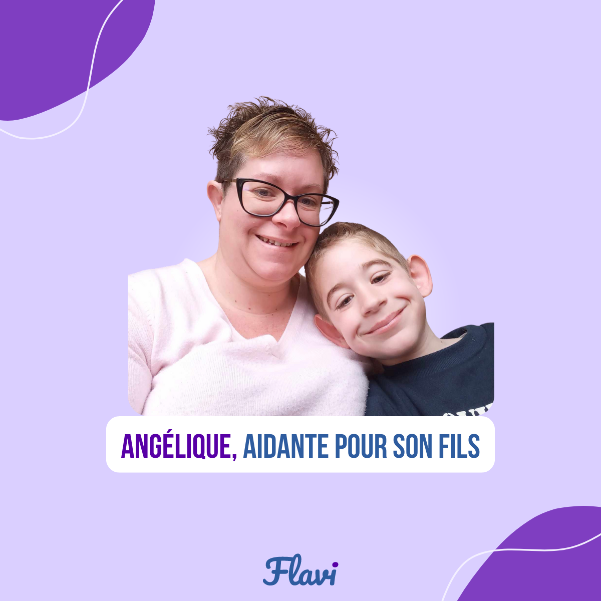 Témoignage de Angélique , aidante pour son fils et bénéficiant d'une allocation