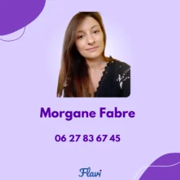 Coordonnée (Prénom + Nom et numéro de téléphone) de Morgane Fabre, Auxiliaire de vie à Montpellier